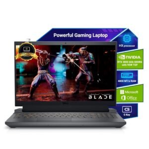 Dell G-series-15-5530-laptop - 15.6-inch FHD, Intel Core i5-13450HX, 16GB DDR5 RAM