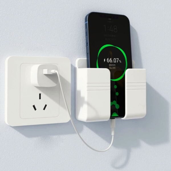 LIRAMARK Mobile Phone Charging Stand, Storage Holder, Bedside Fixed Rack, Home Organization